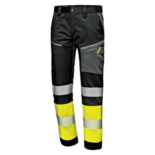 Sir Safety System Hi-Vis Contrast derekas nadrág, fekete és sárga jól láthatósági nadrág - Láthatósági ruházat