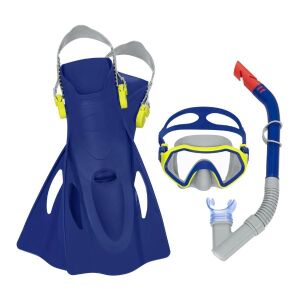 Set de echipament de snorkeling Bestway 25046 - mască, tub respirator, labe (37–41) 146019609 - Jucării gonflabile și jucării de plajă
