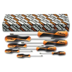 1268RTx/S8 Imbusz-csavarhúzókészlet markolattal Tamper Resistant Torx® csavarokhoz, 8 darabos 146023117 - Csavarhúzó