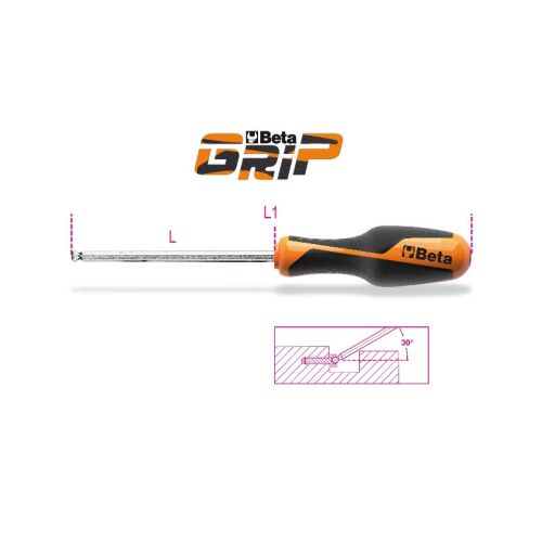 1266BP 2,5 Hatlapú gömbfejű imbusz csavarhúzó 146025568