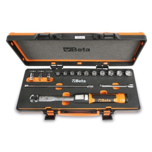 666/C5 Zero-Reset kioldó nyomatékkulcs dobozban, dugókulcsokkal és hosszabbítókkal 146026041