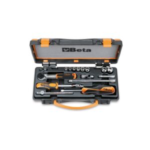 900AS/C10 10 hatlapú Dugókulcs és 7 tartozék fémdobozban 146026176 - Építkezés & Felújítás