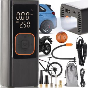 Pompă Portabilă cu Acumulator - 12V - pentru Autoturisme și Biciclete 146026840 - Jucării gonflabile și jucării de plajă