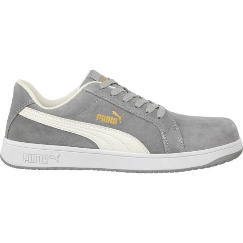 Puma Iconic Suede Grey Low S1PL ESD FO HRO SR munkavédelmi cipő 146028016