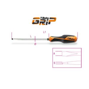 1260E 12 Csavarhúzó hasitottfejű csavarokhoz, hatszögű penge 146028278 - Csavarhúzó