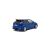 Hátulnézet egy kék 1:43 méretarányú Ford Focus MKII RS 2010 Solido modell autónak