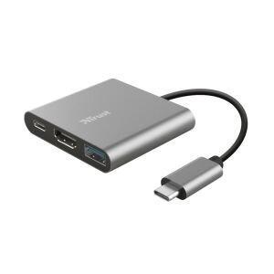 Trust Dalyx 3-u-1 višeportni USB-C adapter 146029715 - USB Hub