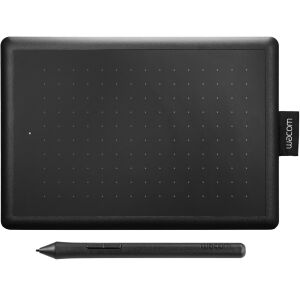Wacom One by Small Grafiktablett, Schwarz, 2540 lpi, 152 x 95 mm, USB 146029770 - Grafiktablett