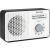 Technisat VIOLA 200 Digitális hordozható DAB+ FM Zsebrádió - Fekete / Fehér 146030447