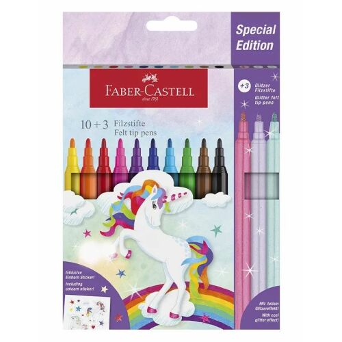 Faber-Castell 13 db-os Unikornis Filctoll Készlet - Színes 146031697