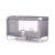 Chipolino Capri fix utazóágy - Bear grey 146031919