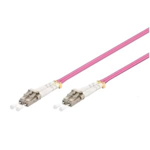 Gigalight LCU-LCU-OM4-3M-D optikai patch kábel 4xLC Duplex 3m - Rózsaszín 146033268 - Gigalight