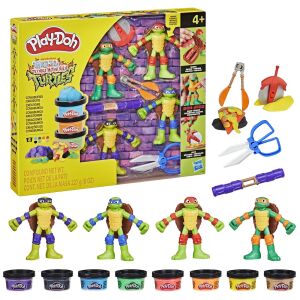 Cowabunga Creations Play-Doh gyurma készlet, Teenage Mutant Ninja Turtles történetek