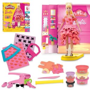 Play-Doh Barbie tervezői divatbemutató játékszett