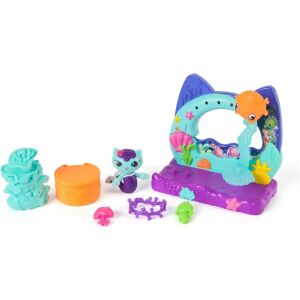 Játékkészlet figurákkal, Gabbys babaház, MerCats akvárium erkély