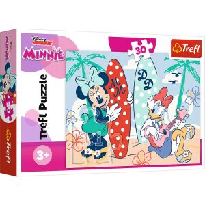 Puzzle Trefl 30 Minnie Minnie La Plaja 146036116 - Puzzle