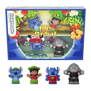 4 darabos Disney Lilo és Stitch figura készlet