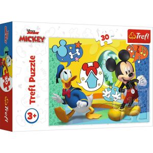 Puzzle Trefl 30 piese, Disney Mickey Mouse 146036289 - Puzzle