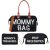 Mommy Bag Macvi® 2 táskával, több rekesszel és tárolóhelyekkel, ideális kismamáknak és utazáshoz, fekete színben 146037035