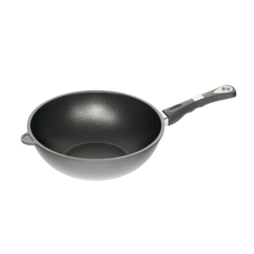 AMT Gastroguss the "World's Best Pan"  wok,  26 cm, 9 cm magas,  indikátorral, levehető nyéllel 146041782