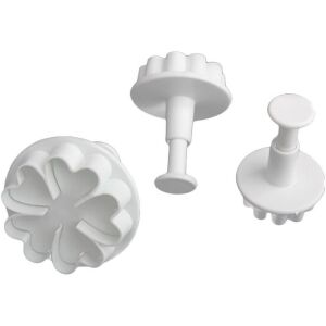 Lóhere rúgós kiszúró szett, műanyag, 3db-os