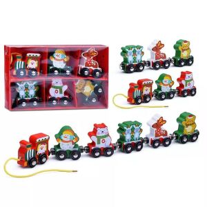 Mágneses fa karácsonyi vonat