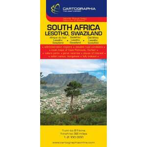Dél Afrika, Lesotho, Szváziföld útitérkép 1:2 100 000 45503091 