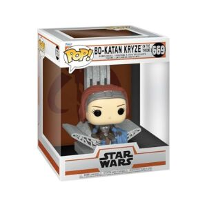 Funko POP! Star Wars: The Mandalorian – Bo Katan Kryze on throne figura #669 146050112 - Funko
