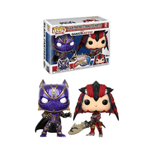 Funko POP! 2-Pack Marvel vs Capcom - Black Panther vs Monster Hunter figura #2 146050154