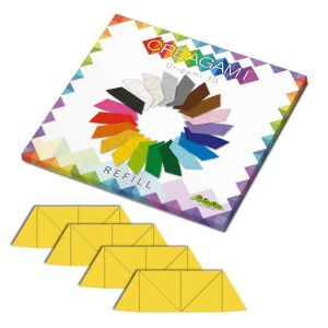 Creagami utántöltő , 3D origami készlethez, ragyogó sárga 146050459 - Játék