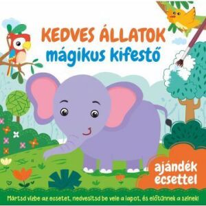 Kedves Állatok mágikus kifestő - Ajándék ecsettel 146050608 - Gyermek & Ifjúsági könyv