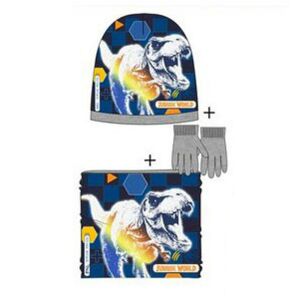 Jurassic World Attack Grey gyerek sapka + snood + kesztyű szett 52 cm 146051287 - Baba & Tipegő