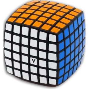 V-CUBE 6x6 versenykocka- fekete alapszín, lekerekített forma 146051512 - Logikai játék