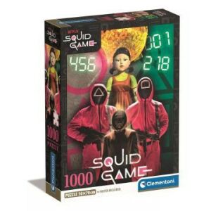 Clementoni: Squid Game - 1000 darabos puzzle poszterrel 146052053 - Puzzle & Kirakó
