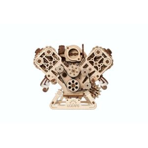 UGEARS V8 Engine Model 146052524 - Modell, makett