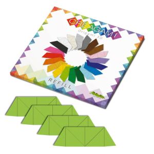 Creagami utántöltő , 3D origami készlethez, világos zöld 146052787 - Játék