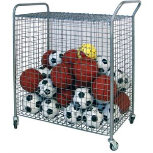 Labdatartó kocsi, 100x62x100 cm kerekes, zárható 146052799 - Labdatartó