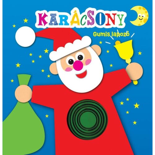 Gumis lapozó - Karácsony Karácsonyi témájú interaktív lapozókönyv kisgyermekeknek - Képeskönyv és lapozó