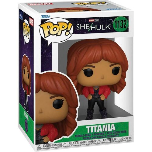 Funko POP! She-Hulk Titania Vinyl Figura #1132, gyűjthető bólogató fejű - Funko