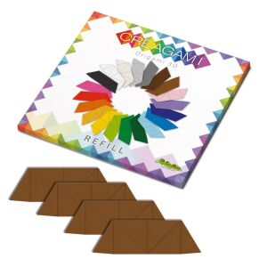 Creagami utántöltő 3D origami készlethez, dohány 146053218 - Játék