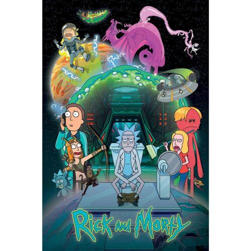 Rick and Morty (TOILET ADVENTURE) maxi poszter