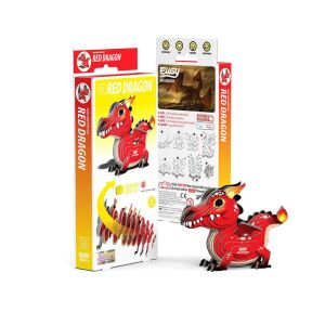 EUGY Vörös Sárkány 3D puzzle 146053924 - 3D puzzle