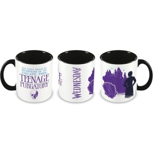 Wednesday (TEENAGE PURGATORY) fekete belsejű bögre 146054815