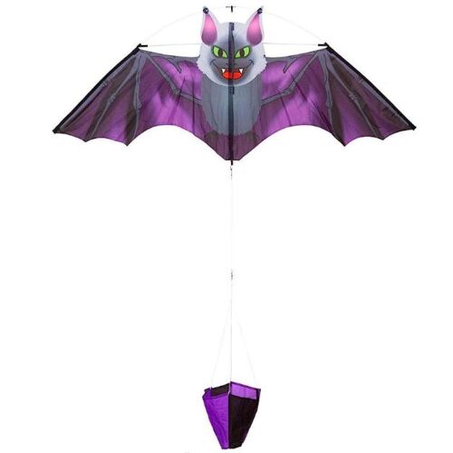 Dark Fang Bat sárkány elszigetelve fehér háttéren - Papírsárkány