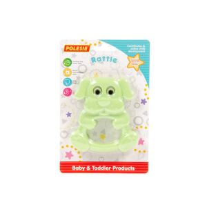 POLESIE műanyag csörgő KUTYA 146063726 - Babajáték