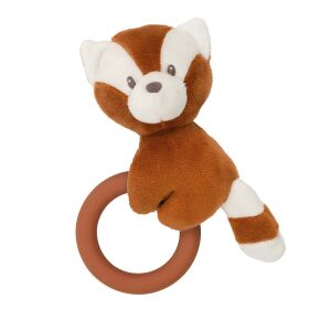 Nattou rágóka szilikon plüssfigurával Boris and Jungo - Boris, a vörös panda 146063882 - Baba fogápolás