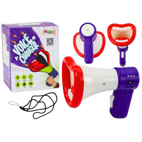 Megafon hangváltó, három szájú hangrögzítés 146064174