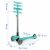 Ricokids Glow háromkerekű, sötétben világító roller gyerekeknek - türkiz 146064357