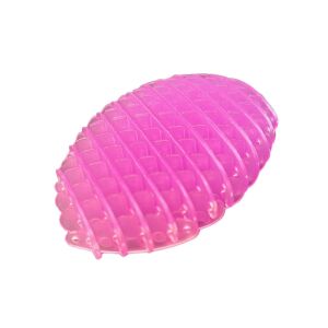 Interaktív stresszoldó játék, rózsaszín, 5x4x2cm, finommotorika fejlesztésére, 3 éves kortól ajánlott gyermekeknek - LEAN Toys
