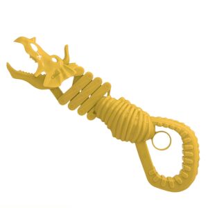 Harapós csontváz dinoszaurusz markoló fegyver barna